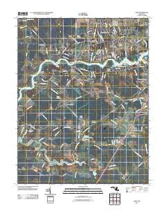 Eden Maryland Historical topographic map, 1:24000 scale, 7.5 X 7.5 Minute, Year 2011