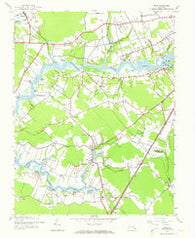 Eden Maryland Historical topographic map, 1:24000 scale, 7.5 X 7.5 Minute, Year 1942