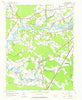 Eden Maryland Historical topographic map, 1:24000 scale, 7.5 X 7.5 Minute, Year 1942