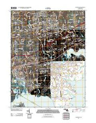 Edgewood Maryland Historical topographic map, 1:24000 scale, 7.5 X 7.5 Minute, Year 2011