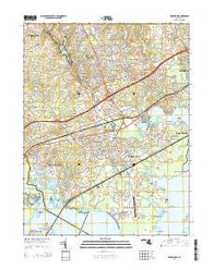 Edgewood Maryland Historical topographic map, 1:24000 scale, 7.5 X 7.5 Minute, Year 2014