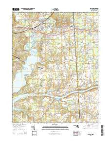 Elkton Maryland Historical topographic map, 1:24000 scale, 7.5 X 7.5 Minute, Year 2014