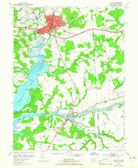 Elkton Maryland Historical topographic map, 1:24000 scale, 7.5 X 7.5 Minute, Year 1953