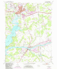 Elkton Maryland Historical topographic map, 1:24000 scale, 7.5 X 7.5 Minute, Year 1953