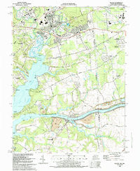 Elkton Maryland Historical topographic map, 1:24000 scale, 7.5 X 7.5 Minute, Year 1992