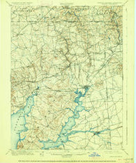 Elkton Maryland Historical topographic map, 1:62500 scale, 15 X 15 Minute, Year 1900
