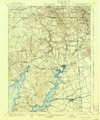 Elkton Maryland Historical topographic map, 1:62500 scale, 15 X 15 Minute, Year 1900