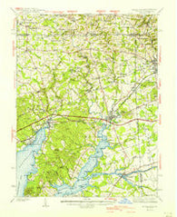 Elkton Maryland Historical topographic map, 1:62500 scale, 15 X 15 Minute, Year 1942
