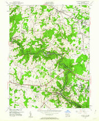 Ellicott City Maryland Historical topographic map, 1:24000 scale, 7.5 X 7.5 Minute, Year 1953