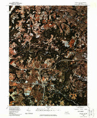 Ellicott City Maryland Historical topographic map, 1:24000 scale, 7.5 X 7.5 Minute, Year 1982