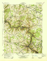 Ellicott City Maryland Historical topographic map, 1:31680 scale, 7.5 X 7.5 Minute, Year 1944
