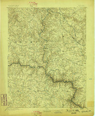 Ellicott Maryland Historical topographic map, 1:62500 scale, 15 X 15 Minute, Year 1894