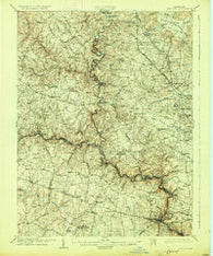 Ellicott Maryland Historical topographic map, 1:62500 scale, 15 X 15 Minute, Year 1906