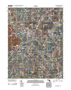 Emmitsburg Maryland Historical topographic map, 1:24000 scale, 7.5 X 7.5 Minute, Year 2011