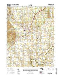 Emmitsburg Maryland Current topographic map, 1:24000 scale, 7.5 X 7.5 Minute, Year 2016