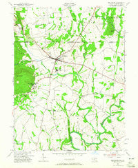 Emmitsburg Maryland Historical topographic map, 1:24000 scale, 7.5 X 7.5 Minute, Year 1953