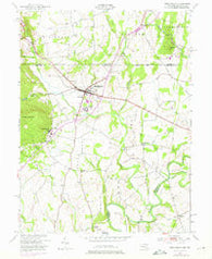 Emmitsburg Maryland Historical topographic map, 1:24000 scale, 7.5 X 7.5 Minute, Year 1953