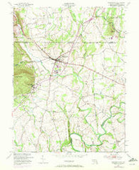 Emmitsburg Maryland Historical topographic map, 1:24000 scale, 7.5 X 7.5 Minute, Year 1953