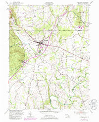 Emmitsburg Maryland Historical topographic map, 1:24000 scale, 7.5 X 7.5 Minute, Year 1953