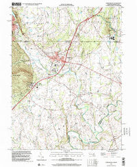Emmitsburg Maryland Historical topographic map, 1:24000 scale, 7.5 X 7.5 Minute, Year 1999