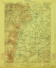Emmitsburg Maryland Historical topographic map, 1:62500 scale, 15 X 15 Minute, Year 1911