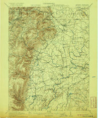 Emmitsburg Maryland Historical topographic map, 1:62500 scale, 15 X 15 Minute, Year 1911