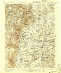 Emmitsburg Maryland Historical topographic map, 1:62500 scale, 15 X 15 Minute, Year 1911