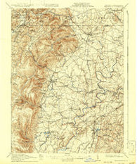 Emmitsburg Maryland Historical topographic map, 1:62500 scale, 15 X 15 Minute, Year 1911