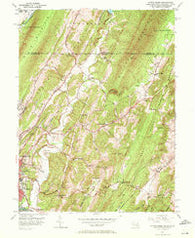 Evitts Creek Maryland Historical topographic map, 1:24000 scale, 7.5 X 7.5 Minute, Year 1949