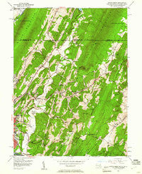 Evitts Creek Maryland Historical topographic map, 1:24000 scale, 7.5 X 7.5 Minute, Year 1949