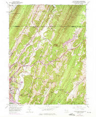 Evitts Creek Maryland Historical topographic map, 1:24000 scale, 7.5 X 7.5 Minute, Year 1949