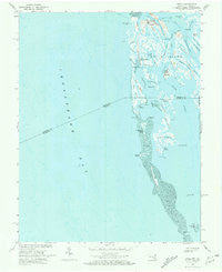 Ewell Maryland Historical topographic map, 1:24000 scale, 7.5 X 7.5 Minute, Year 1968