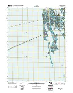 Ewell Maryland Historical topographic map, 1:24000 scale, 7.5 X 7.5 Minute, Year 2011