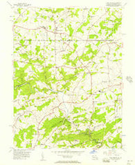 Fawn Grove Pennsylvania Historical topographic map, 1:24000 scale, 7.5 X 7.5 Minute, Year 1956