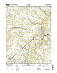 Federalsburg Maryland Historical topographic map, 1:24000 scale, 7.5 X 7.5 Minute, Year 2014