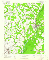 Federalsburg Maryland Historical topographic map, 1:24000 scale, 7.5 X 7.5 Minute, Year 1944