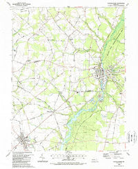 Federalsburg Maryland Historical topographic map, 1:24000 scale, 7.5 X 7.5 Minute, Year 1988