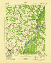 Federalsburg Maryland Historical topographic map, 1:31680 scale, 7.5 X 7.5 Minute, Year 1944