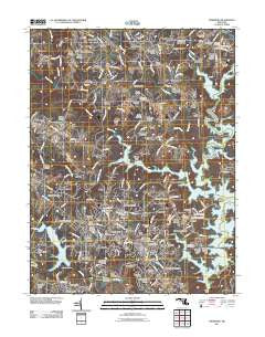 Finksburg Maryland Historical topographic map, 1:24000 scale, 7.5 X 7.5 Minute, Year 2011