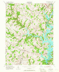 Finksburg Maryland Historical topographic map, 1:24000 scale, 7.5 X 7.5 Minute, Year 1953