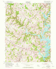 Finksburg Maryland Historical topographic map, 1:24000 scale, 7.5 X 7.5 Minute, Year 1953