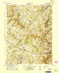 Finksburg Maryland Historical topographic map, 1:31680 scale, 7.5 X 7.5 Minute, Year 1944