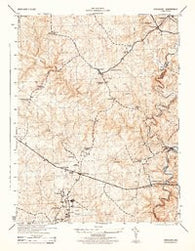 Finksburg Maryland Historical topographic map, 1:31680 scale, 7.5 X 7.5 Minute, Year 1944