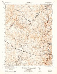 Finksburg Maryland Historical topographic map, 1:31680 scale, 7.5 X 7.5 Minute, Year 1944