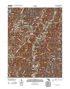 Flintstone Maryland Historical topographic map, 1:24000 scale, 7.5 X 7.5 Minute, Year 2011