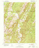 Flintstone Maryland Historical topographic map, 1:24000 scale, 7.5 X 7.5 Minute, Year 1950