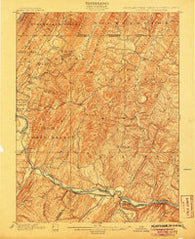 Flintstone Maryland Historical topographic map, 1:62500 scale, 15 X 15 Minute, Year 1900