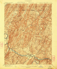 Flintstone Maryland Historical topographic map, 1:62500 scale, 15 X 15 Minute, Year 1900