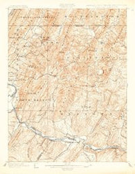 Flintstone Maryland Historical topographic map, 1:62500 scale, 15 X 15 Minute, Year 1899