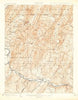 Flintstone Maryland Historical topographic map, 1:62500 scale, 15 X 15 Minute, Year 1899